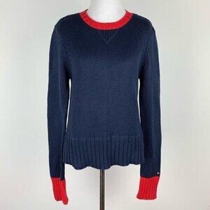 Tommy jeans crewneck sweater size L knit Patriotic